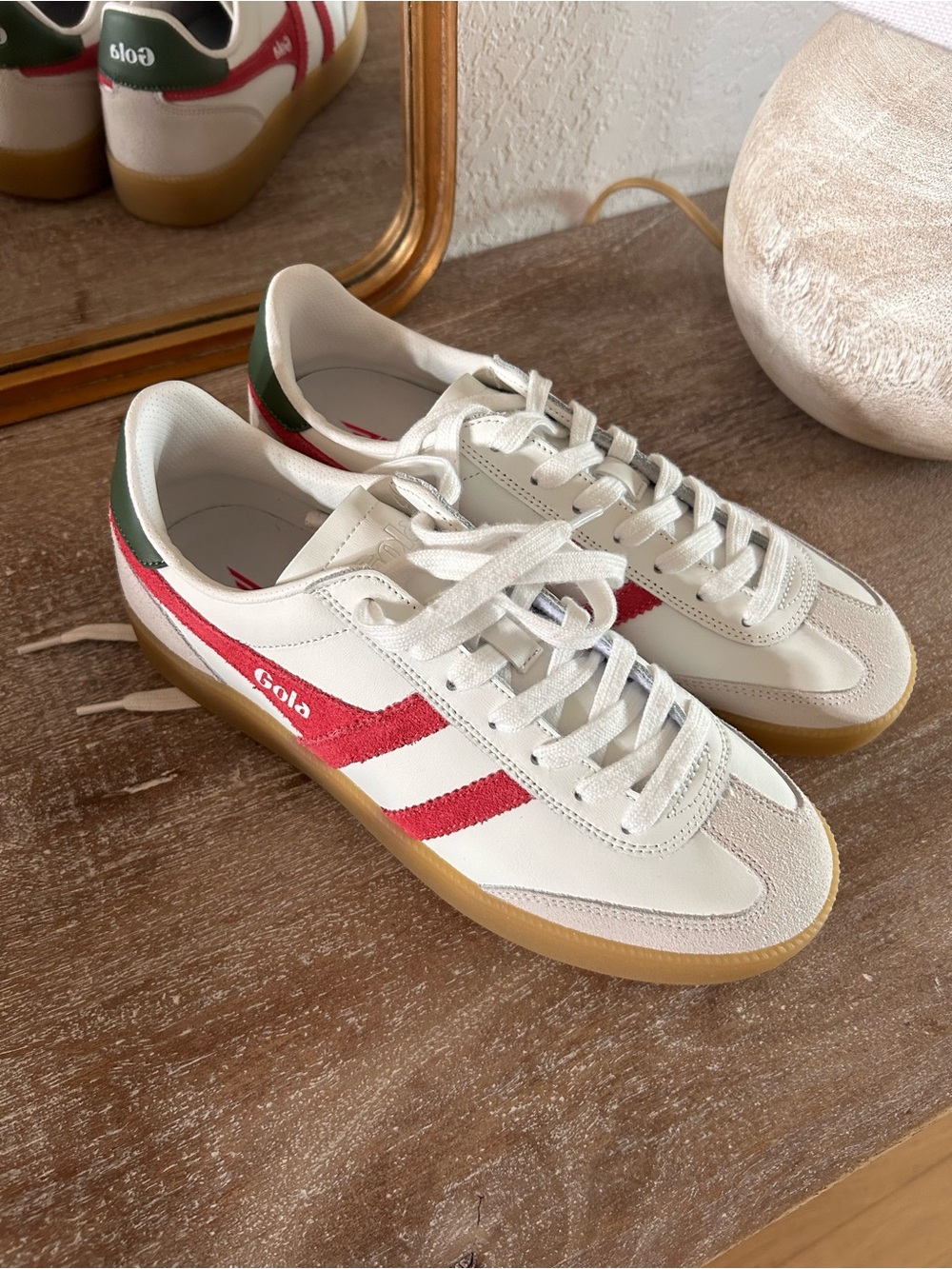 New Gola Viper Trainers Sneakers Red - Picture 4 of 7